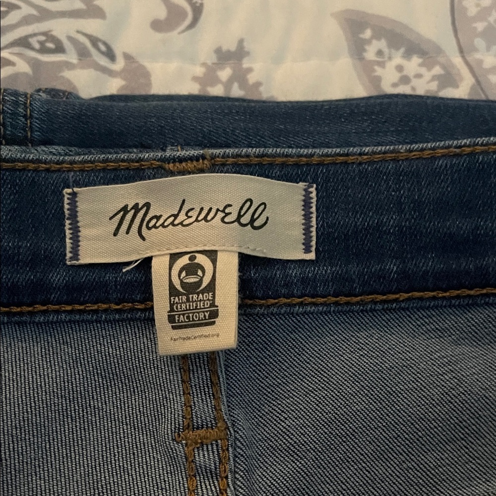 Madewell stovepipe Classic Blue Jeans